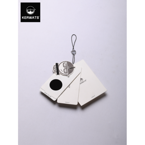 KERWATS秋冬2025新款個性字母胸花圓領簡約打底衫大碼寬松衛衣男