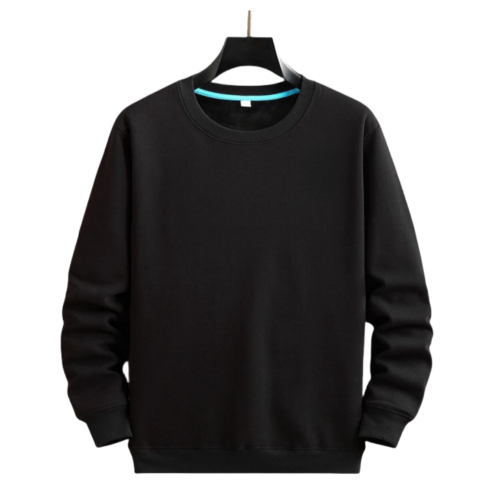 300斤寬松加肥加大衛衣男加絨打底衫純色全棉秋冬季胖子保暖上衣