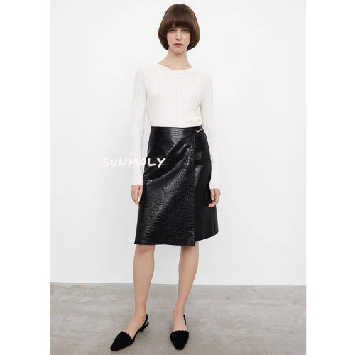 瑞典小衆tt 22春款 簡約通勤 圓領柔軟羊毛絞花針織衫打底衫毛衣