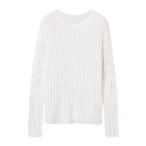 瑞典小衆tt 22春款 簡約通勤 圓領柔軟羊毛絞花針織衫打底衫毛衣