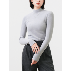 偶得·德絨雙面布打底衫 秋衣秋褲 中/低領男女款 正肩大領口 8K+