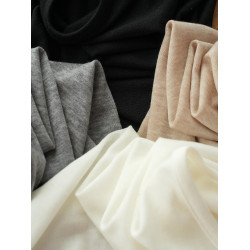 萊賽爾+羊毛 女士亨利領針織衫 柔軟垂感罩衫 打底衫 春秋款女裝