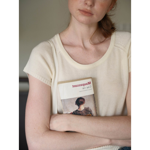 24ss“光合作用”春夏薄打底衫6%羊毛柔軟輕盈短袖針織小衫女