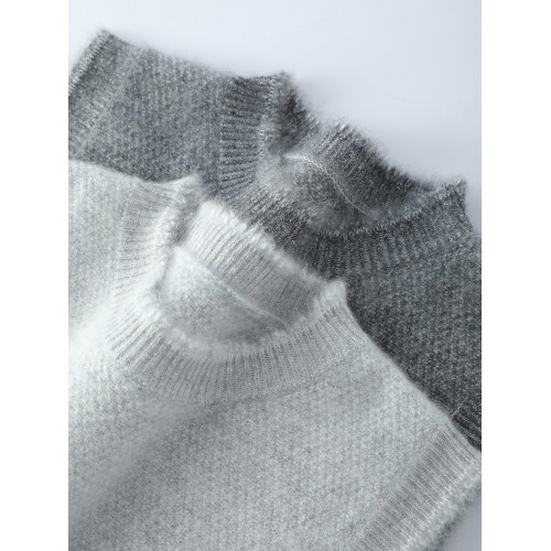 新款保暖羊絨背心外穿時尚圓領寬松無袖毛衣慵懶羊毛針織打底衫女