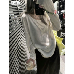 2025春季好物溫柔薄透的含羊毛打底衫 3色囤簡約上衣女