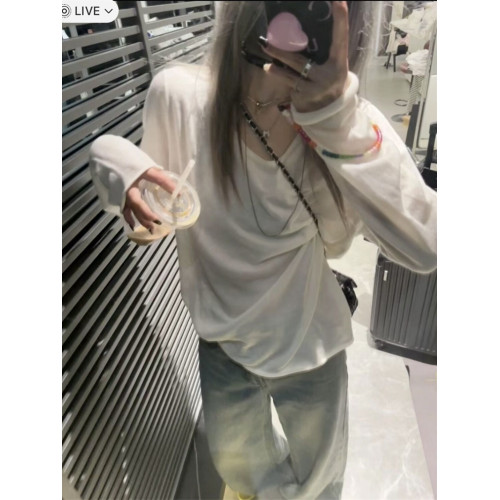 2025春季好物溫柔薄透的含羊毛打底衫 3色囤簡約上衣女 2025春季好物溫柔薄透的含羊毛打底衫 3色囤簡約上衣女