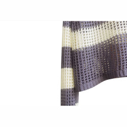 法式慵懶鏤空針織衫網眼配吊帶裙罩衫外搭短款圓領撞色打底衫上衣