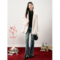 LAFREEDOM 高領簡約閃鑽字母針織打底衫簡約時尚百搭修身顯瘦毛衣