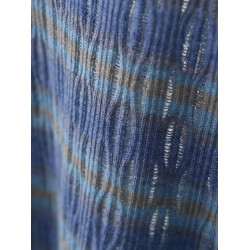 大碼撞色條紋圓領針織衫春秋長袖打底衫法式小款設計感小衆上衣