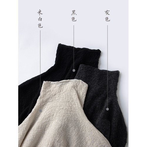 妙演心空妙演心空羊毛堆領均碼柔軟親膚百搭打底衫