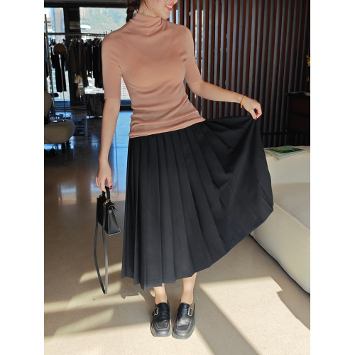 5色氣質上衣!!120s無縫超細羊毛針織衫,超絕的中袖高領打底衫 5色氣質上衣!!120s無縫超細羊毛針織衫,超絕的中袖高領打底衫