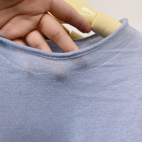 特！18針！超舒服！超薄！精紡羊絨卷邊打底衫羊絨內衣級別