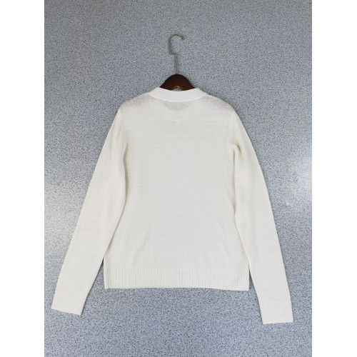 100%綿羊毛品牌純羊毛衫女士冬季羊毛針織打底衫圓領休閒保暖毛衣