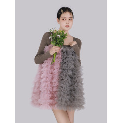 TEATREE/柔軟修身方領長袖打底衫敭子紗無縫一體100%羊毛針織衫女