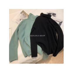 100%不起球羊絨衫女高領秋冬毛衣堆堆領內搭寬松針織羊毛打底衫