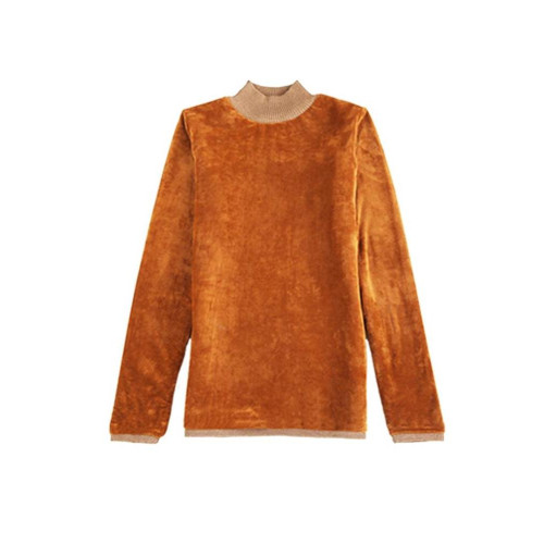 東北加厚加絨防寒針織衫哈爾濱雪鄕旅遊保暖裝備女士毛衣打底衫潮