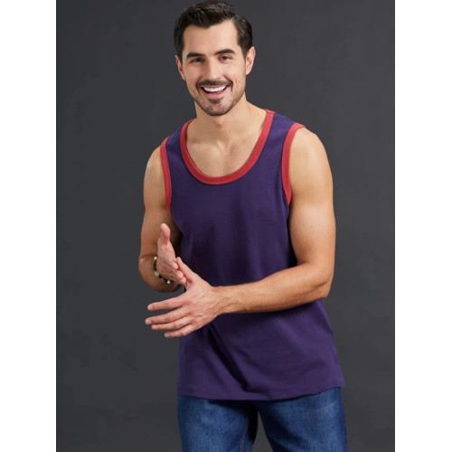 100%棉跑步夏季百搭純棉跨欄背心坎肩T恤運動健身寬松打底汗衫男