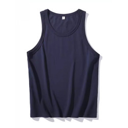 純棉背心男士夏季薄款跨欄坎肩打底汗衫運動健身大碼無袖t恤