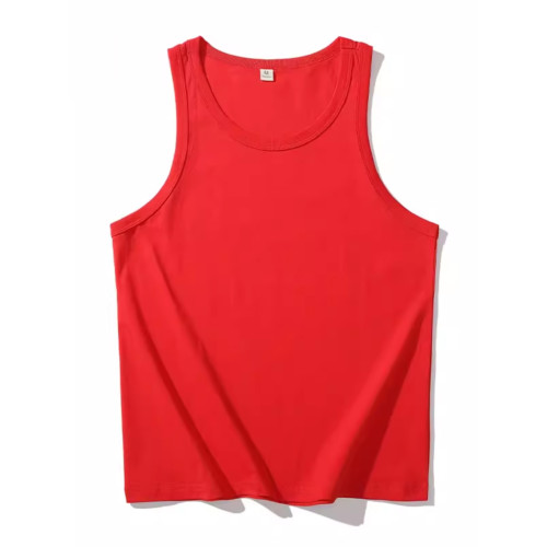 純棉背心男士夏季薄款跨欄坎肩打底汗衫運動健身大碼無袖t恤