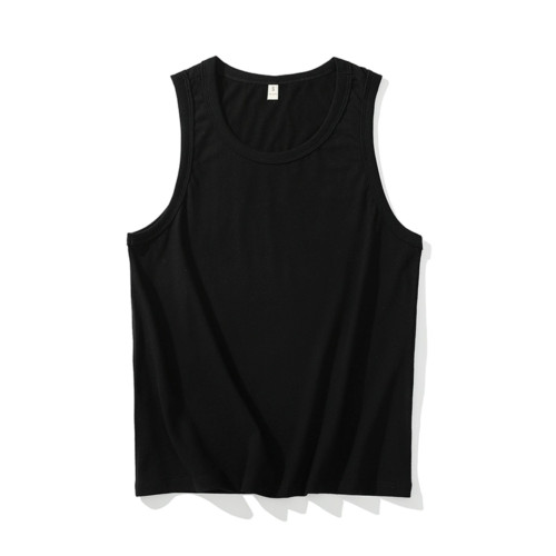 純棉背心男士夏季薄款跨欄坎肩打底汗衫運動健身大碼無袖t恤