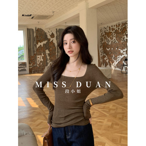 買三免二秋冬爆款內搭精紡100全羊毛顯瘦無縫一體打底衫針織衫女