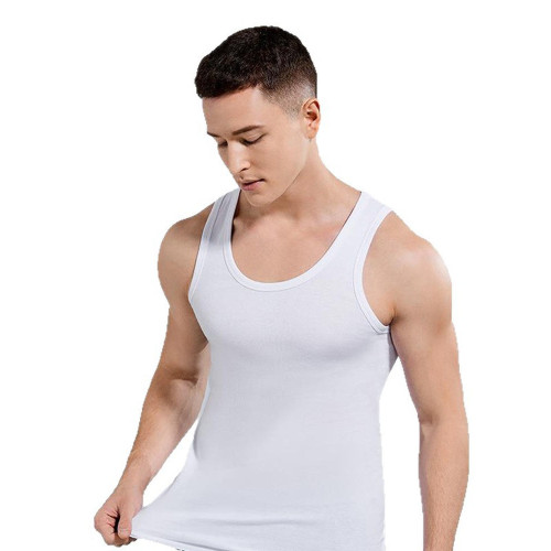 精梳棉純棉背心男士夏季內搭無袖工字背心男中老年休閒背心