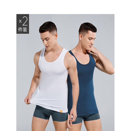 精梳棉純棉背心男士夏季內搭無袖工字背心男中老年休閒背心