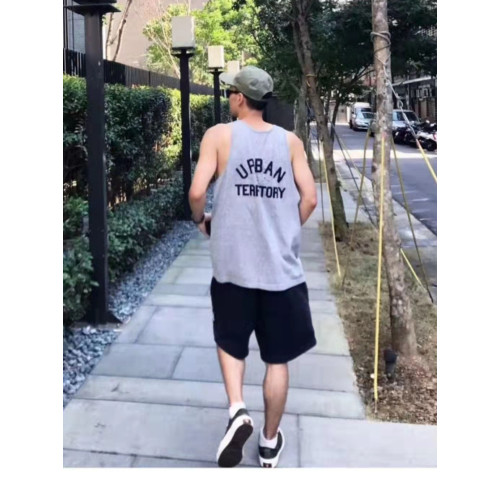 22SS WTAPS夏季日系餘文樂寬松休閒印花打底背心健身運動汗衫