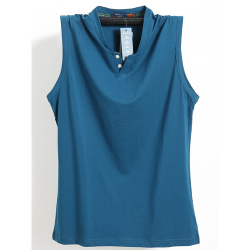 夏季新款純色加肥大碼汗衫胖子跨欄背心寬松休閒男裝肥佬無袖t恤