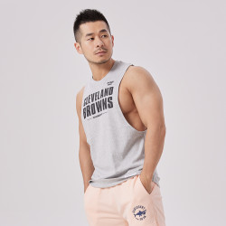 hansbenny2024夏季純棉背心男無袖圓領潮牌圓領坎肩潮牌休閒運動