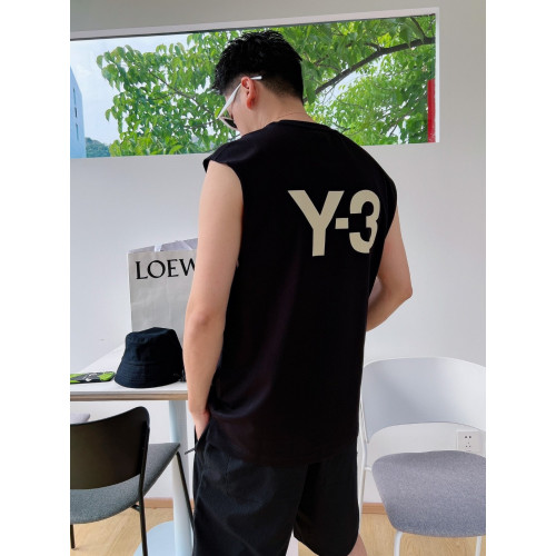 潮牌運動背心男夏季大字母印花圓領坎肩純棉上衣休閒無袖t恤男ins