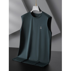 加肥加大碼歐版肥佬寬松莫代爾背心男士胖子運動無袖t恤坎肩汗衫T