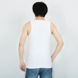 2件裝佐丹奴背心打底衫 汗衫男裝純棉純色修身 百搭U領男士背心