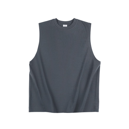 IDLT 無袖背心 320g重磅 寬松T恤 高品質全棉TEE 百搭基礎款潮ins