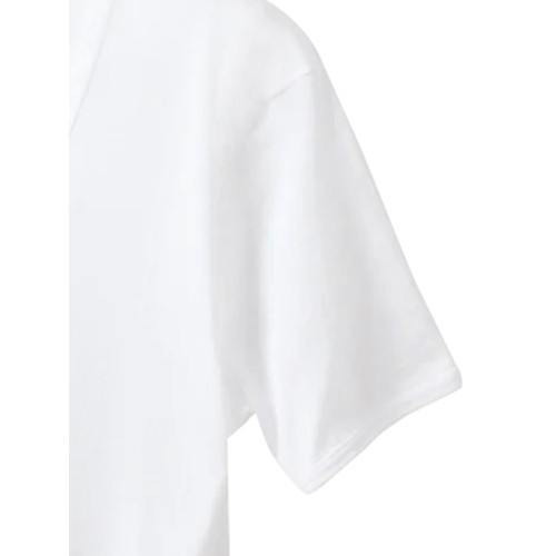 日本製asamerry男士 日系夏季商務打底U領背心短袖體恤純白七分褲