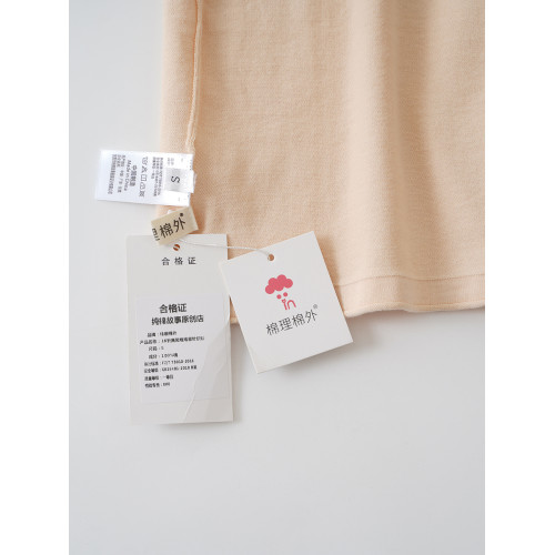 細膩的棉線衫 高支棉100% 堆堆領薄毛衣女士春秋內搭針織打底衫