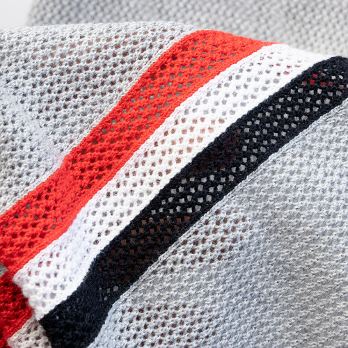 潮款TB背心提花鏤空網眼透氣男女休閒夏季無袖圓領T恤THGWBRGMEN