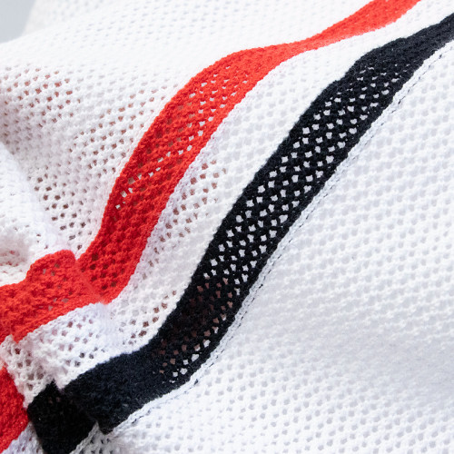 潮款TB背心提花鏤空網眼透氣男女休閒夏季無袖圓領T恤THGWBRGMEN