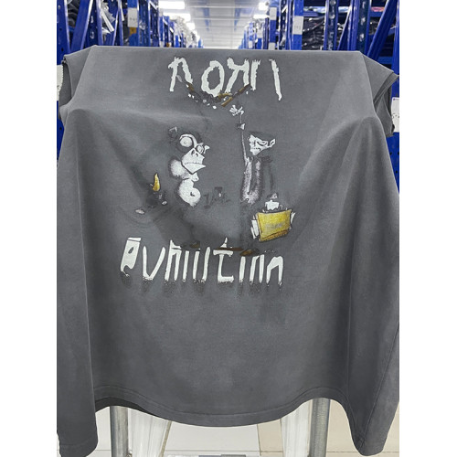 水洗古著感搖滾樂隊科恩樂隊Korn砍袖復古T恤背心男潮