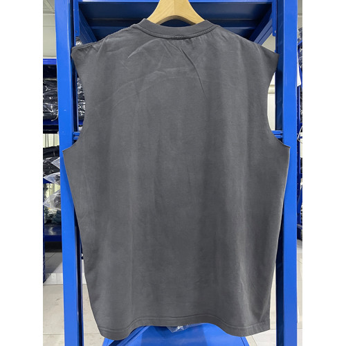 水洗古著感搖滾樂隊科恩樂隊Korn砍袖復古T恤背心男潮