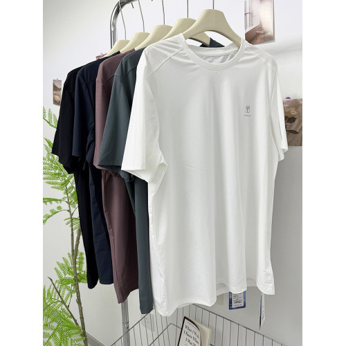 她熾2530-1涼芯T恤衫男士圓領短袖速乾透氣運動休閒上衣涼感背心