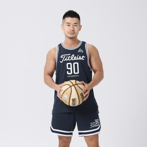 HANSBENNY2025夏季男士新款純棉背心透氣運動健身籃球背心訓練