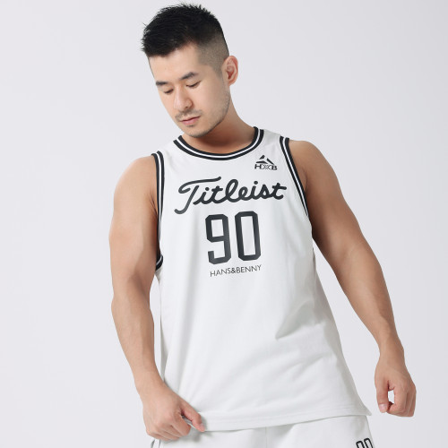 HANSBENNY2025夏季男士新款純棉背心透氣運動健身籃球背心訓練