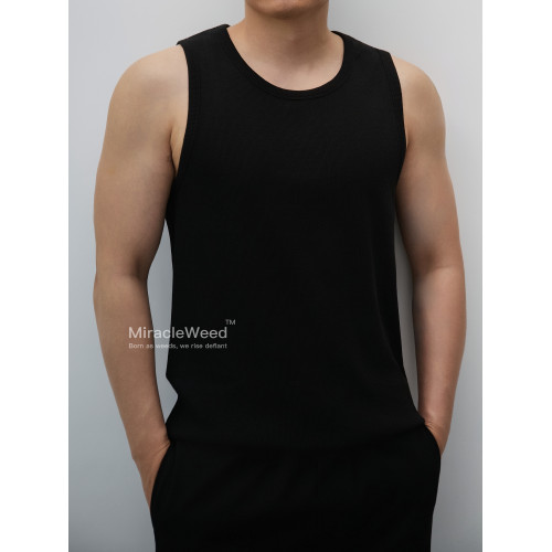 miracleweed進口SUPIMA匹馬長絨棉奢柔彈力男士修身背心夏季百搭 miracleweed進口SUPIMA匹馬長絨棉奢柔彈力男士修身背心夏季百搭