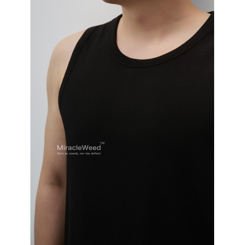 miracleweed進口SUPIMA匹馬長絨棉奢柔彈力男士修身背心夏季百搭 miracleweed進口SUPIMA匹馬長絨棉奢柔彈力男士修身背心夏季百搭