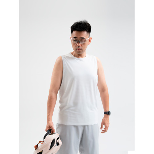橫向吸溼排汗速乾無袖男士男士運動背心 |都叫我老蓋