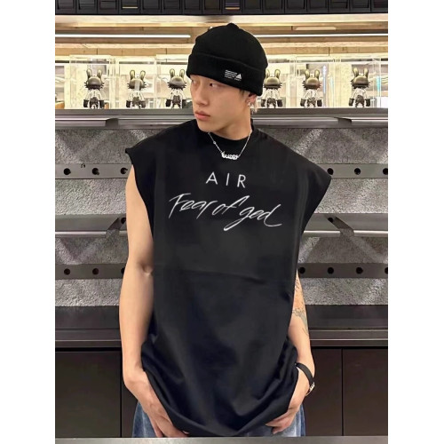 FOG COKR美式潮牌ESSENTIALS男士運動籃球坎肩健身無袖背心T恤夏 FOG COKR美式潮牌ESSENTIALS男士運動籃球坎肩健身無袖背心T恤夏