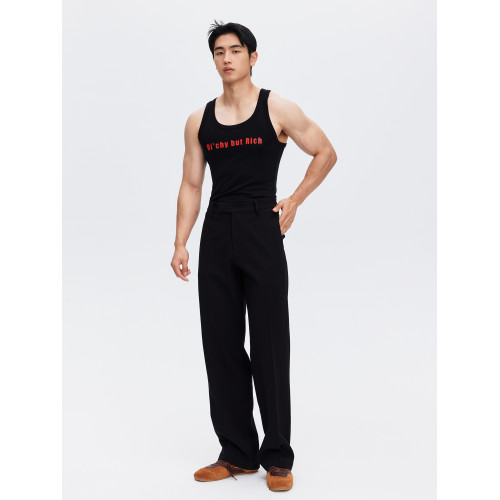 MUZEDUSTUDIO標語BI*chy but Rich緊身背心