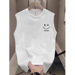 倉石一樹背心男美式寬松夏季薄款健身運動小衆圓領坎肩無袖上衣