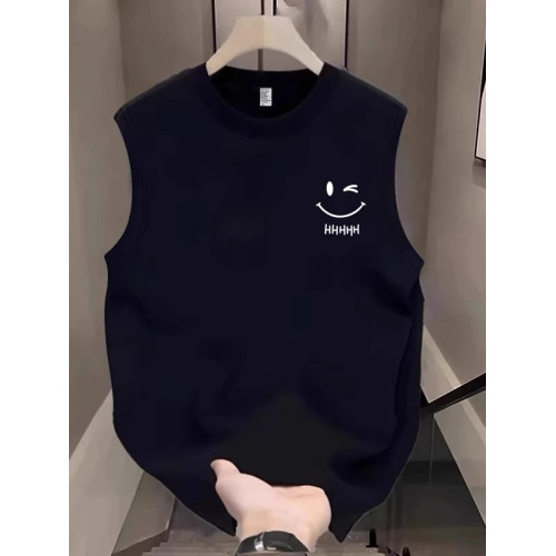 倉石一樹背心男美式寬松夏季薄款健身運動小衆圓領坎肩無袖上衣